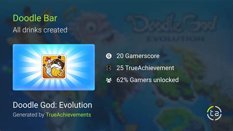 Doodle Bar achievement in Doodle God: Evolution.
